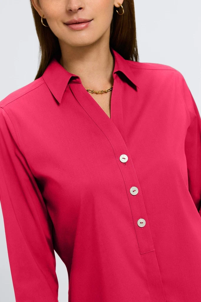Pamela No Iron Stretch 3/4 Sleeve Tunic - Image 23