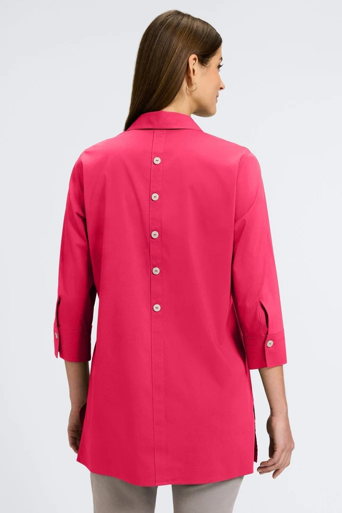 Pamela No Iron Stretch 3/4 Sleeve Tunic - Image 25