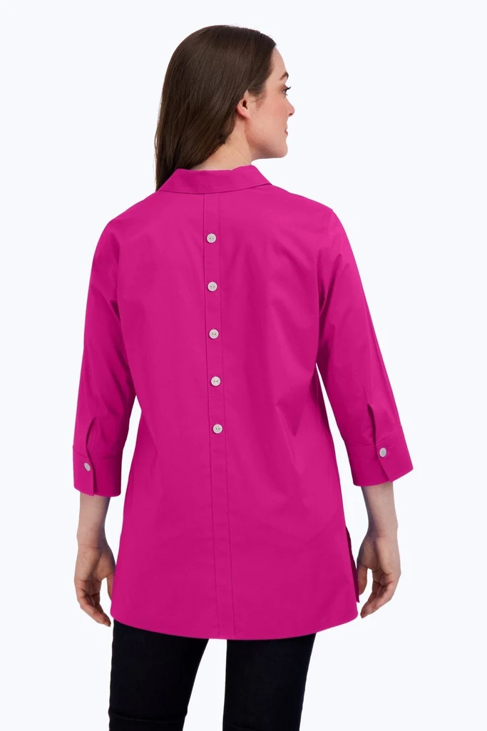 Pamela No Iron Stretch 3/4 Sleeve Tunic - Image 35