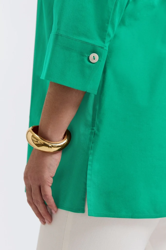 Pamela Plus No Iron Stretch 3/4 Sleeve Tunic - Image 18