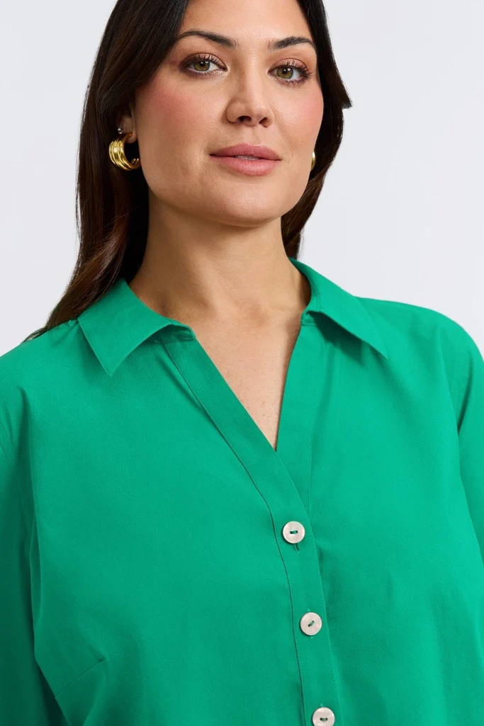 Pamela Plus No Iron Stretch 3/4 Sleeve Tunic - Image 19