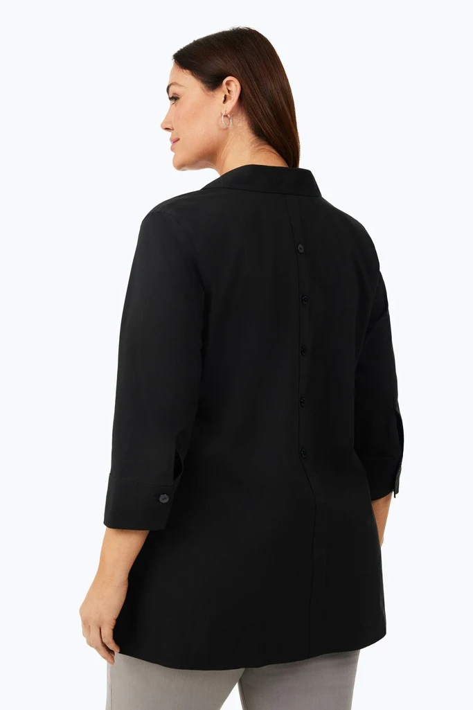 Pamela Plus No Iron Stretch 3/4 Sleeve Tunic - Image 22