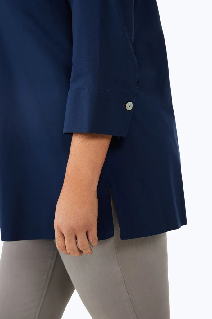 Pamela Plus No Iron Stretch 3/4 Sleeve Tunic - Image 28