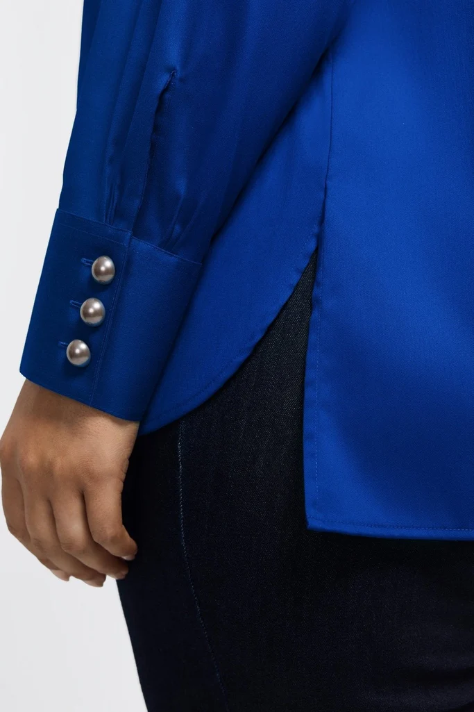 Pearl Plus Stretch Matte Sateen Long Sleeve Shirt - Image 17
