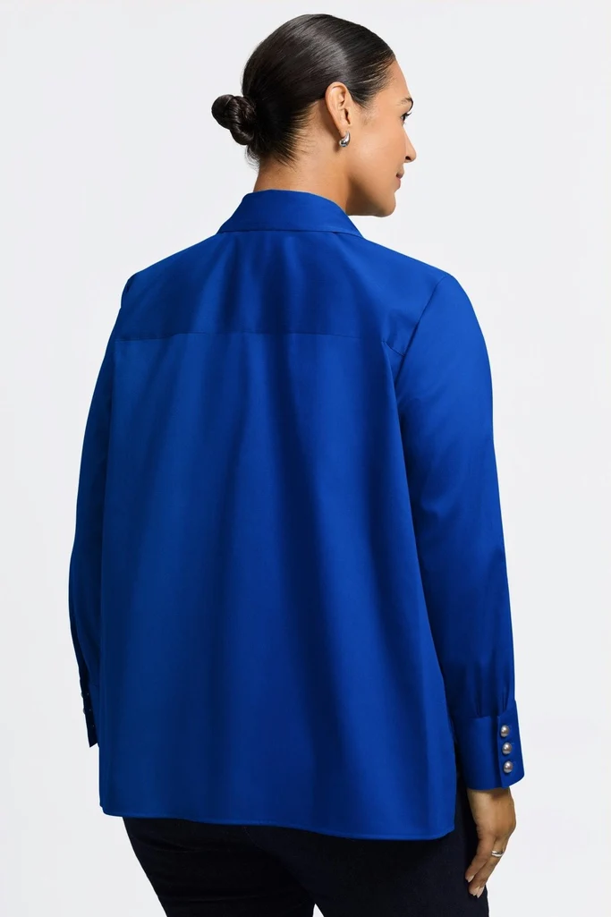 Pearl Plus Stretch Matte Sateen Long Sleeve Shirt - Image 18