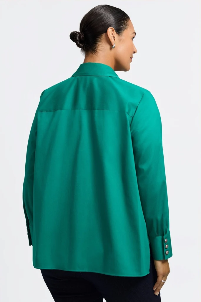 Pearl Plus Stretch Matte Sateen Long Sleeve Shirt - Image 22