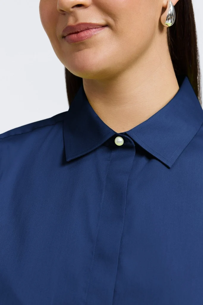 Pearl Plus Stretch Matte Sateen 3/4 Sleeve Shirt - Image 15