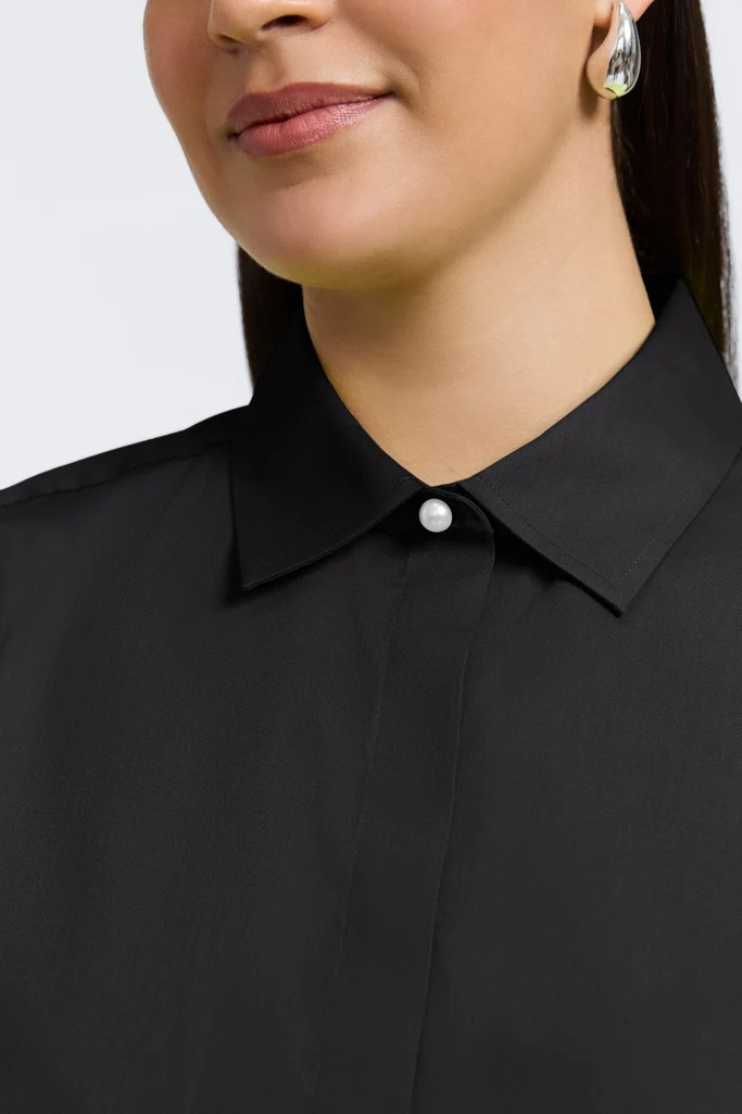 Pearl Plus Stretch Matte Sateen 3/4 Sleeve Shirt - Image 32