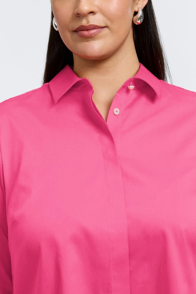 Pearl Plus Stretch Matte Sateen 3/4 Sleeve Shirt - Image 5