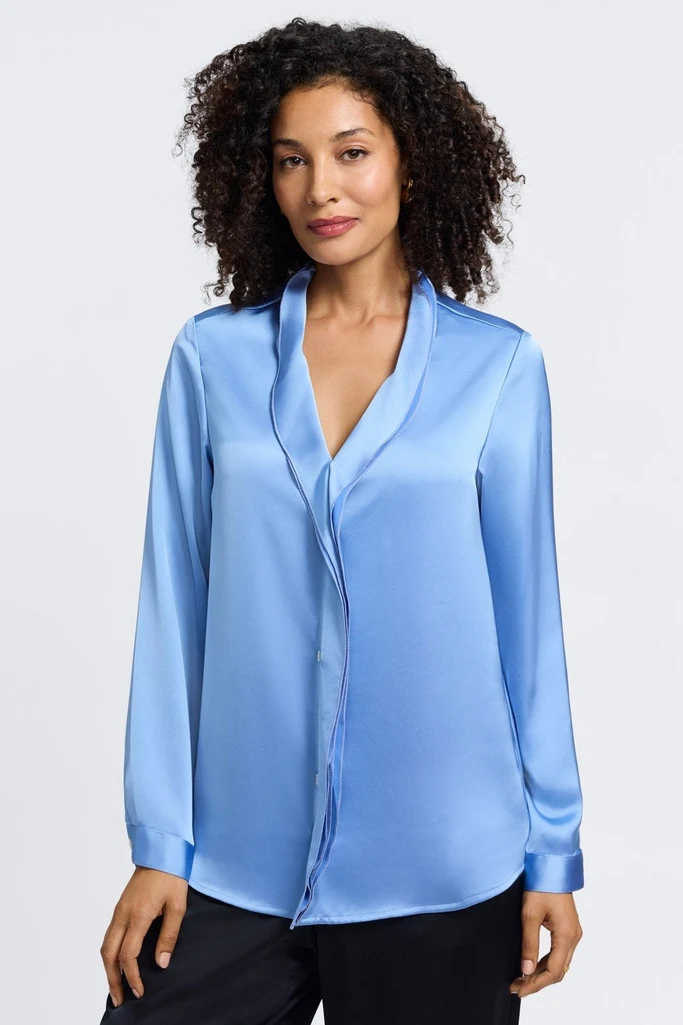 Rosalie Beyond Silk Long Sleeve Shirt - Image 8