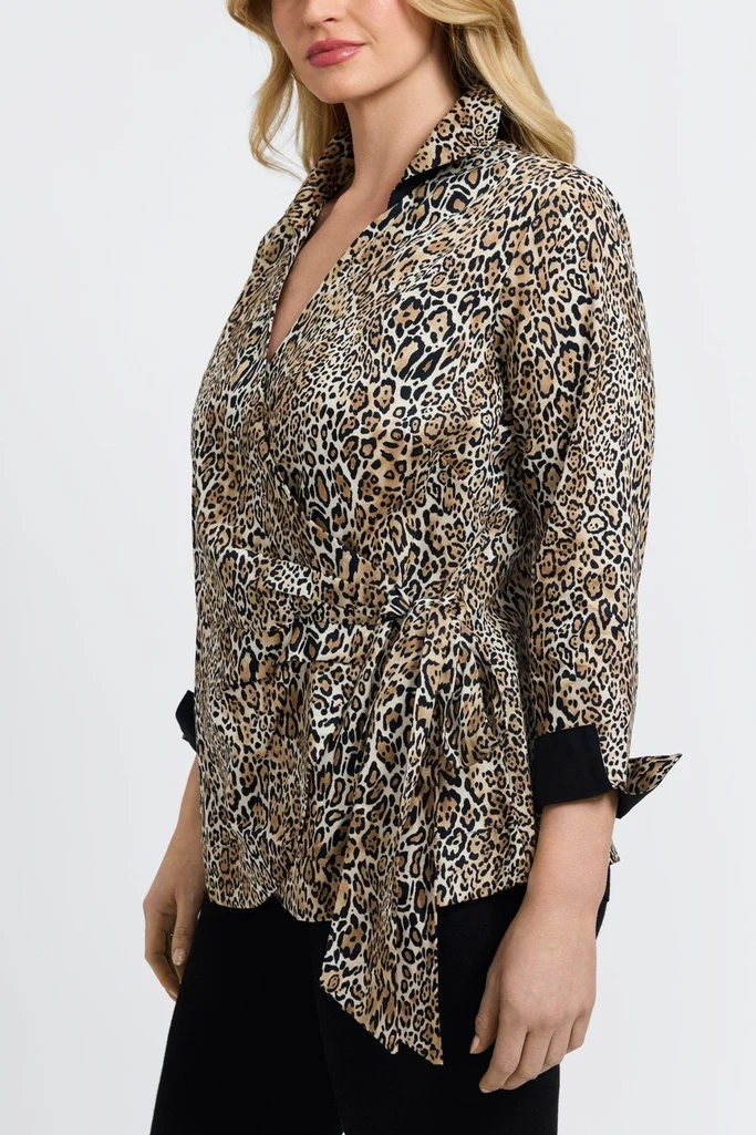 Salina Plus Playful Animal Long Sleeve Shirt - Image 2