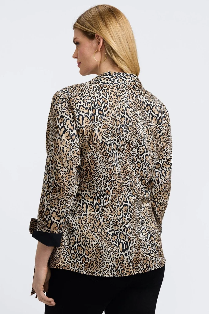 Salina Plus Playful Animal Long Sleeve Shirt - Image 4