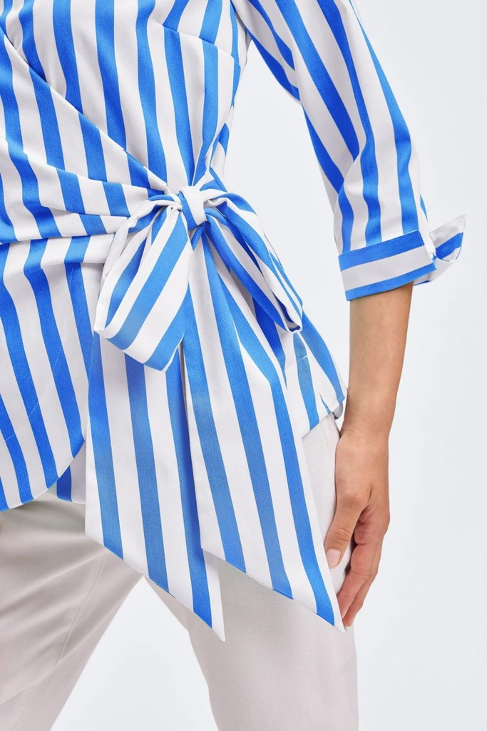 Salina Springtime Stripe 3/4 Sleeve Shirt - Image 15