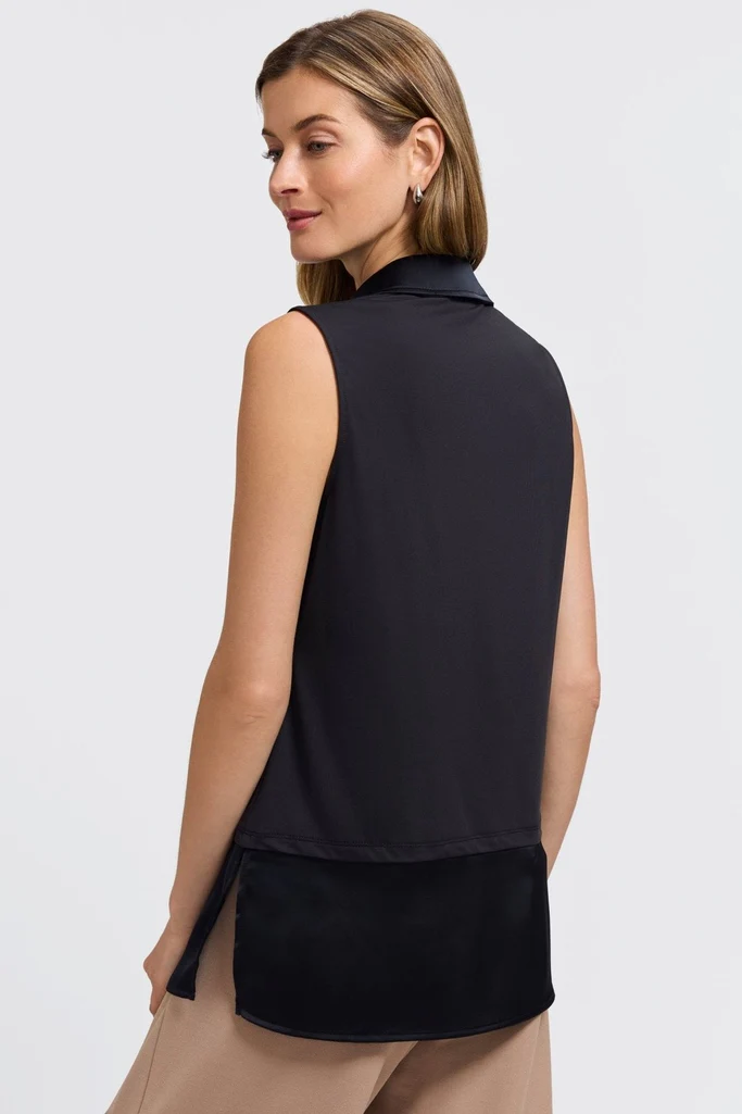 Sasha Plus Beyond Silk Sleeveless Layering Tunic - Image 9