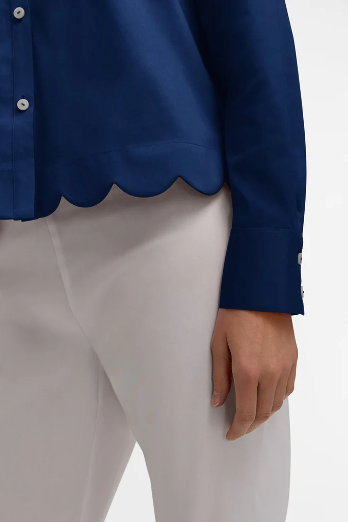 Scarlett Plus Stretch Matte Sateen Long Sleeve Shirt - Image 21