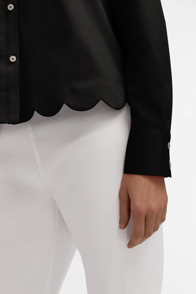 Scarlett Stretch Matte Sateen Long Sleeve Shirt - Image 12