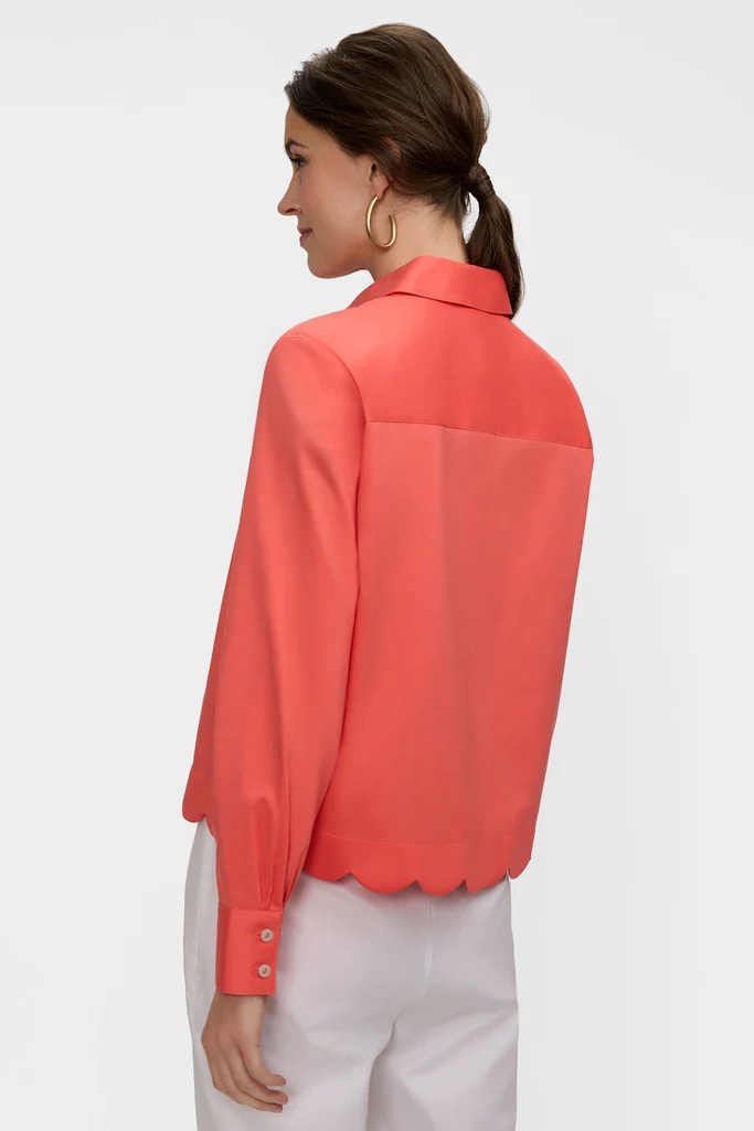 Scarlett Stretch Matte Sateen Long Sleeve Shirt - Image 24