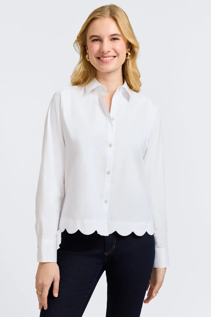 Scarlett Stretch Matte Sateen Long Sleeve Shirt - Image 5