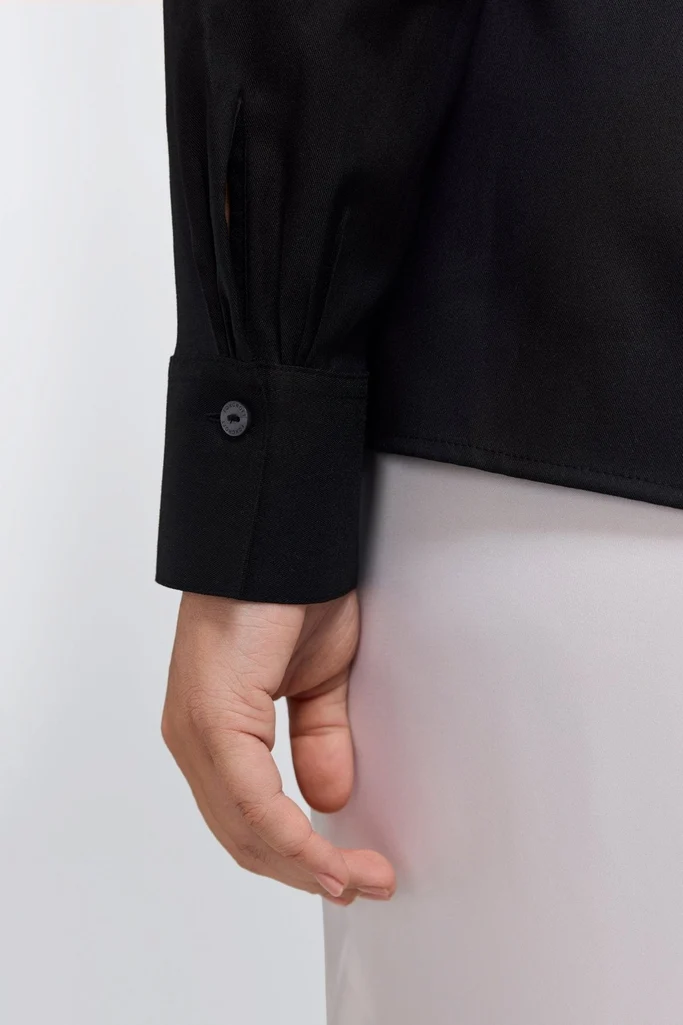 Shantel Plus Ruffle Long Sleeve Popover Shirt - Image 9