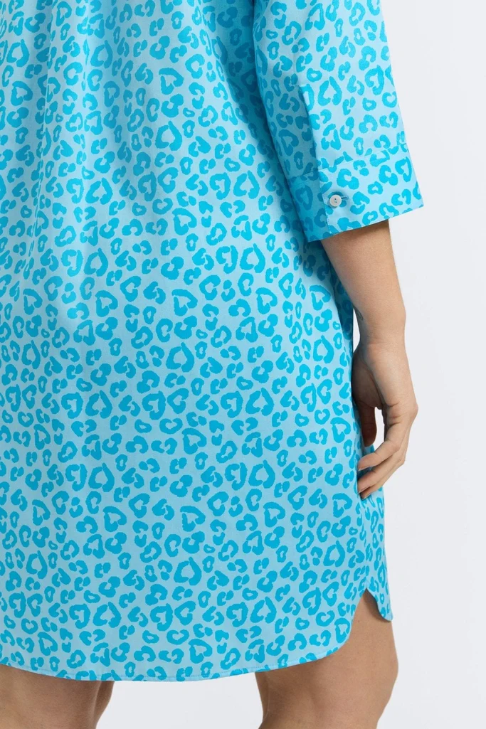 Sloane Plus Tonal Cheetah 3/4 Sleeve Dress - Image 11
