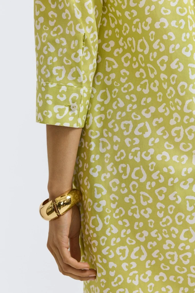 Sloane Tonal Cheetah 3/4 Sleeve Dress - Image 16