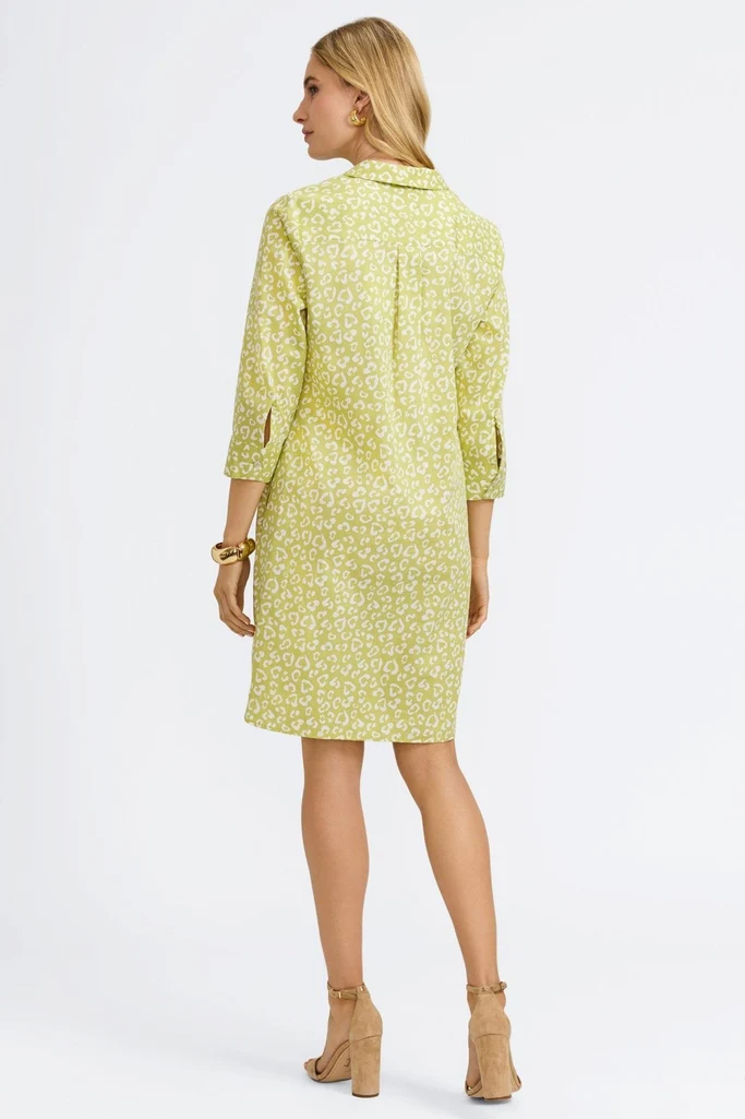 Sloane Tonal Cheetah 3/4 Sleeve Dress - Image 17