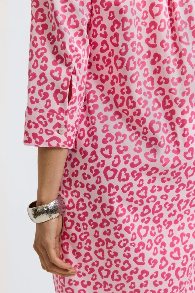 Sloane Tonal Cheetah 3/4 Sleeve Dress - Image 3