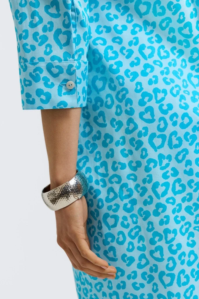Sloane Tonal Cheetah 3/4 Sleeve Dress - Image 9