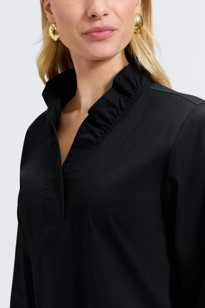Tammy No Iron Stretch Long Sleeve Popover Shirt - Image 10