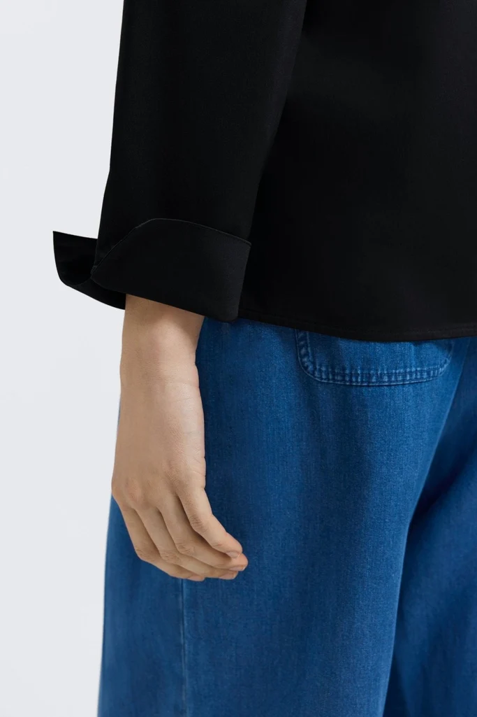 Tammy No Iron Stretch Long Sleeve Popover Shirt - Image 11