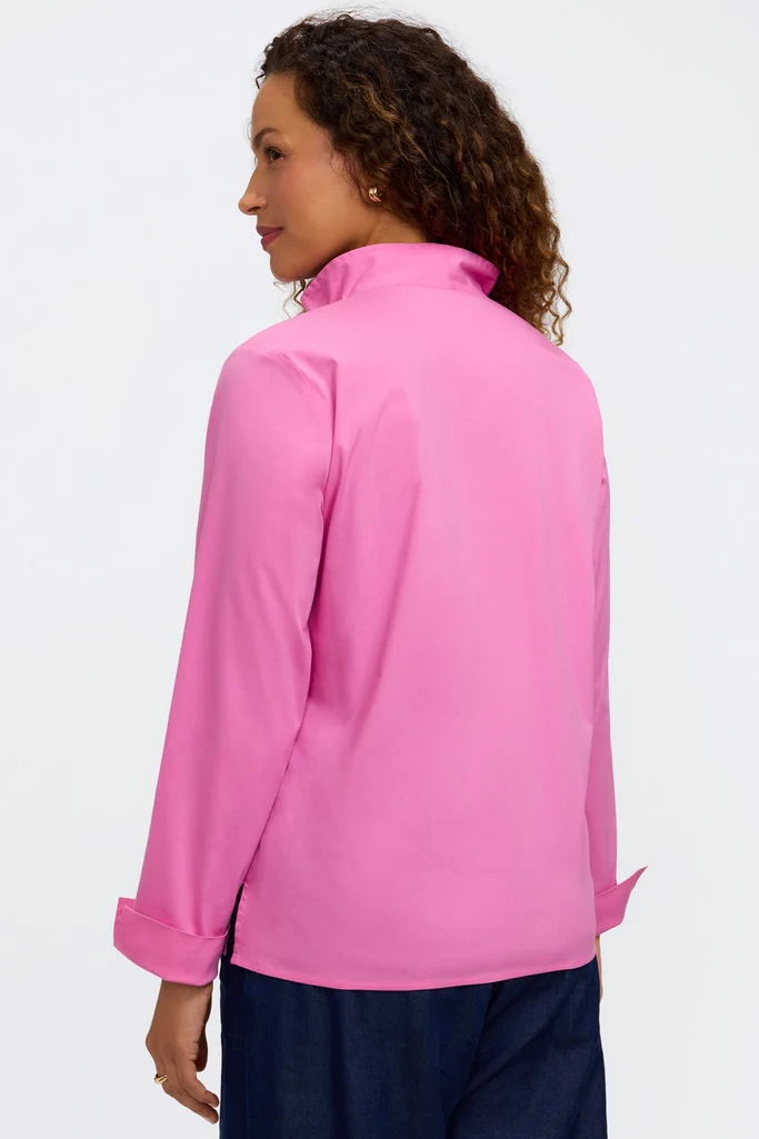 Tammy No Iron Stretch Long Sleeve Popover Shirt - Image 16