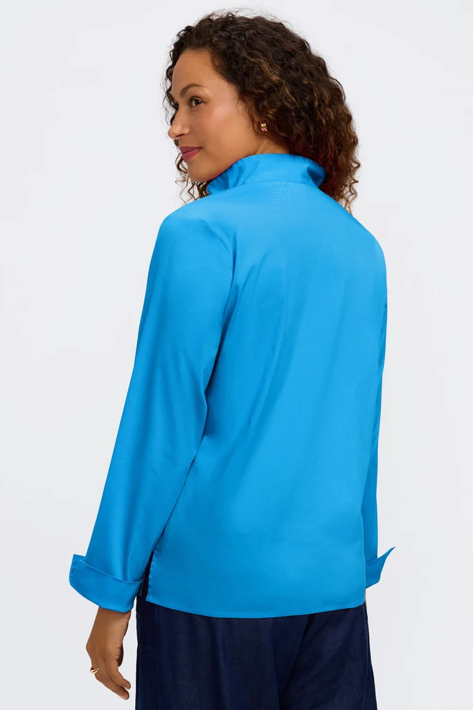 Tammy No Iron Stretch Long Sleeve Popover Shirt - Image 20