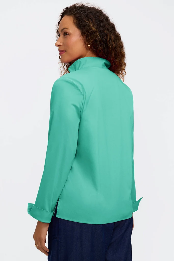 Tammy No Iron Stretch Long Sleeve Popover Shirt - Image 24