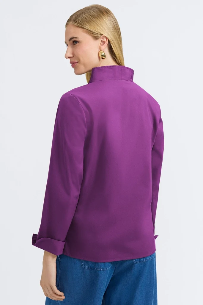 Tammy No Iron Stretch Long Sleeve Popover Shirt - Image 42