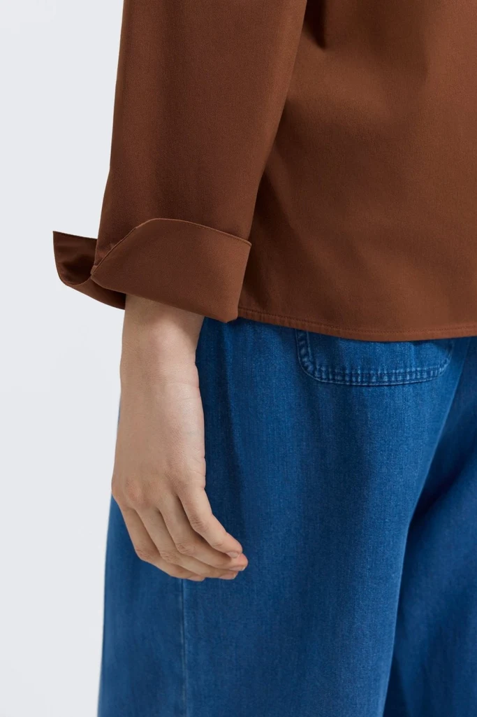 Tammy No Iron Stretch Long Sleeve Popover Shirt - Image 45