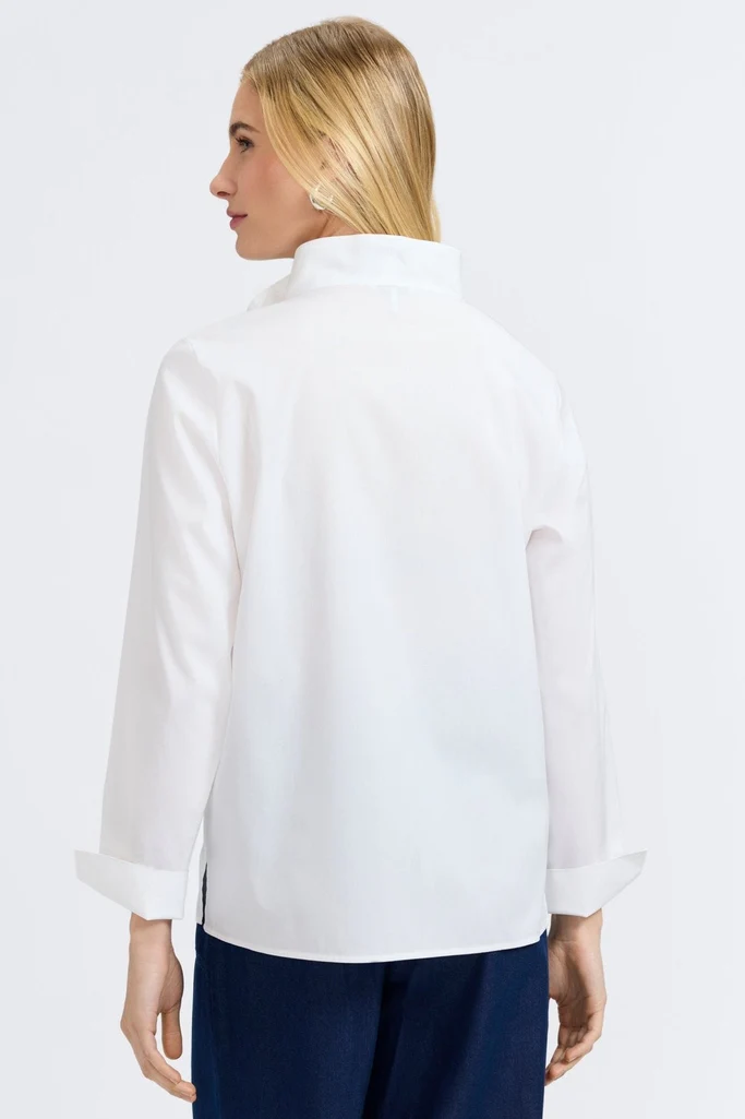 Tammy No Iron Stretch Long Sleeve Popover Shirt - Image 8