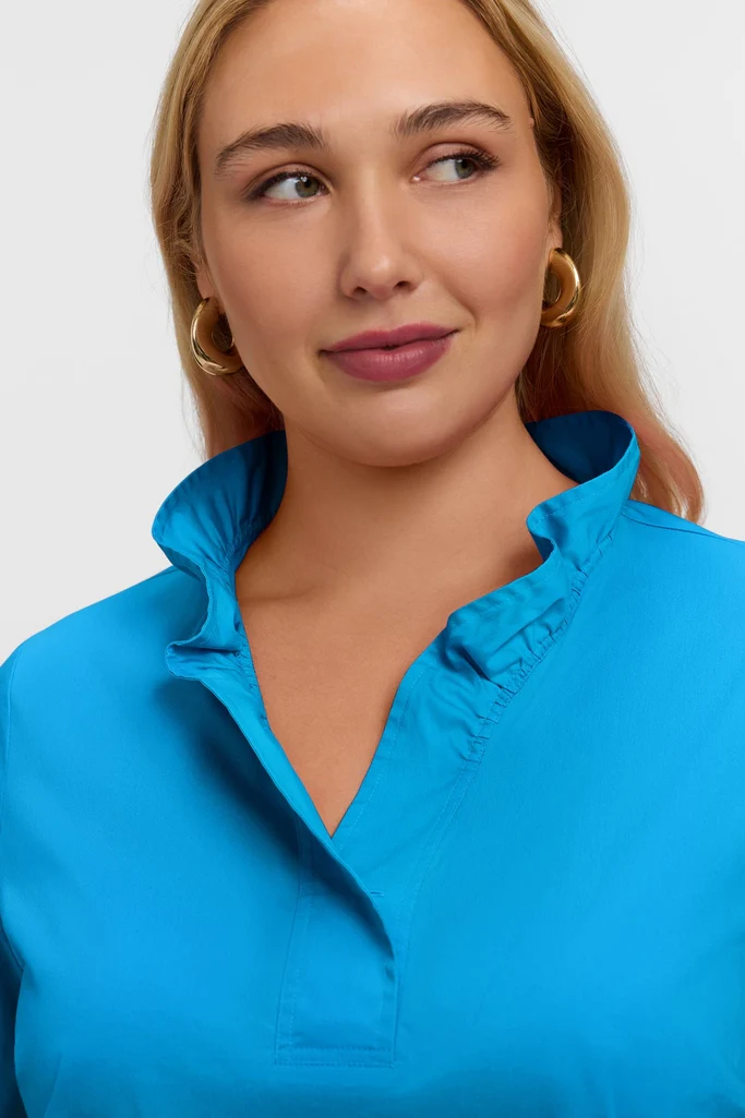 Tammy Plus No Iron Stretch Long Sleeve Popover Shirt - Image 10