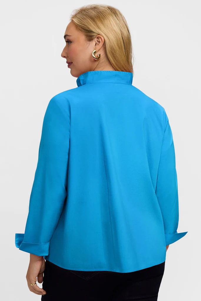 Tammy Plus No Iron Stretch Long Sleeve Popover Shirt - Image 12