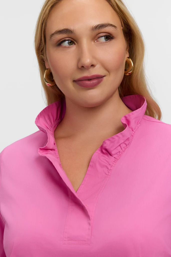 Tammy Plus No Iron Stretch Long Sleeve Popover Shirt - Image 14