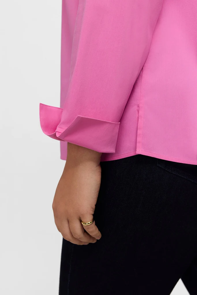 Tammy Plus No Iron Stretch Long Sleeve Popover Shirt - Image 15