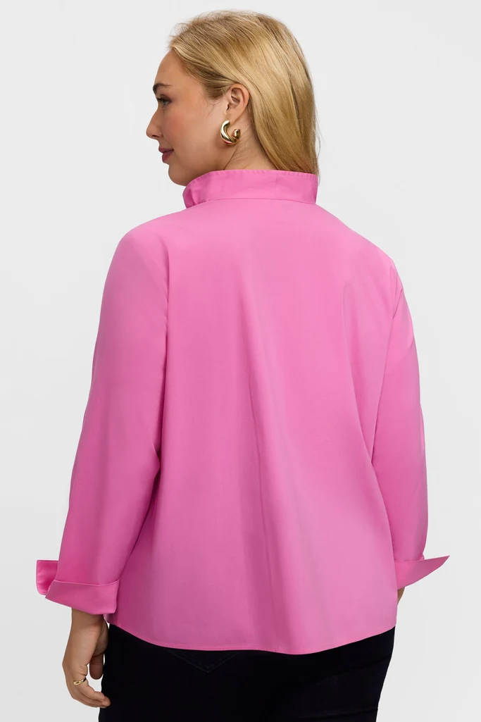 Tammy Plus No Iron Stretch Long Sleeve Popover Shirt - Image 16