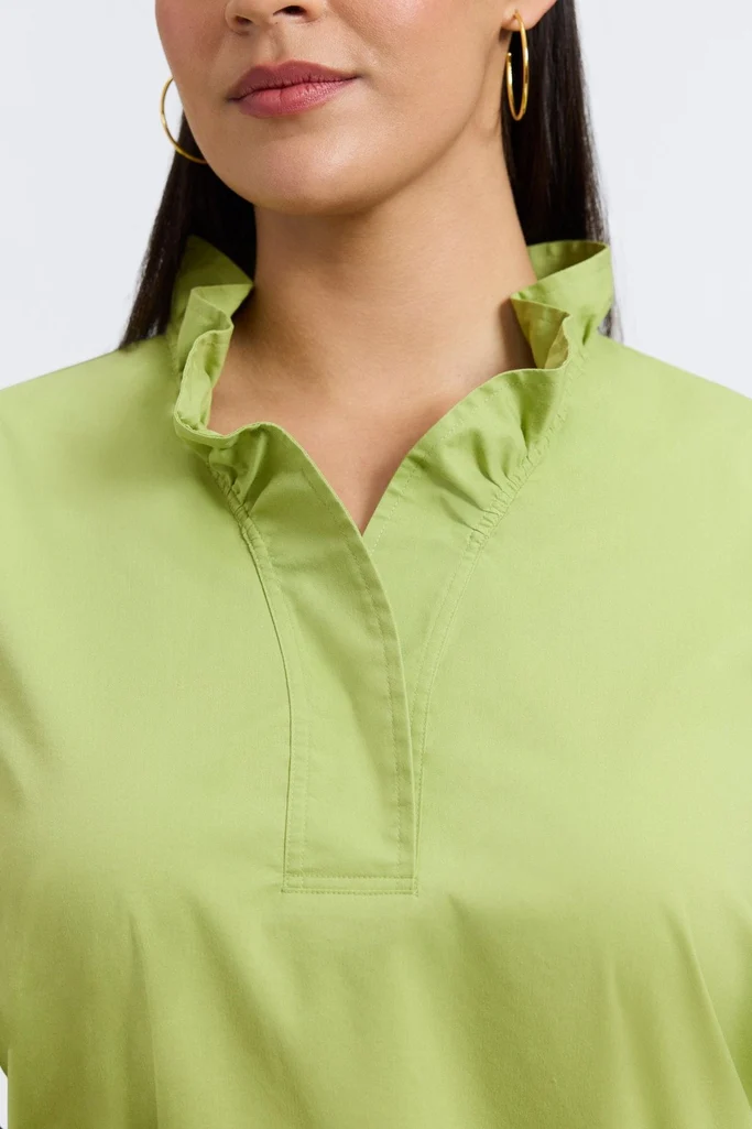 Tammy Plus No Iron Stretch Long Sleeve Popover Shirt - Image 18