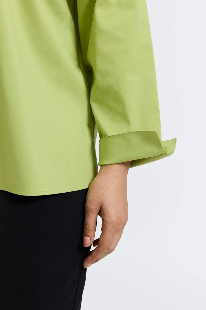 Tammy Plus No Iron Stretch Long Sleeve Popover Shirt - Image 19