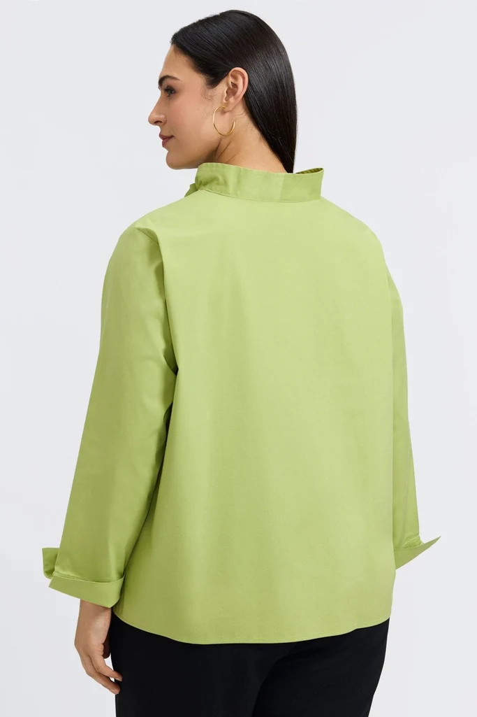 Tammy Plus No Iron Stretch Long Sleeve Popover Shirt - Image 20