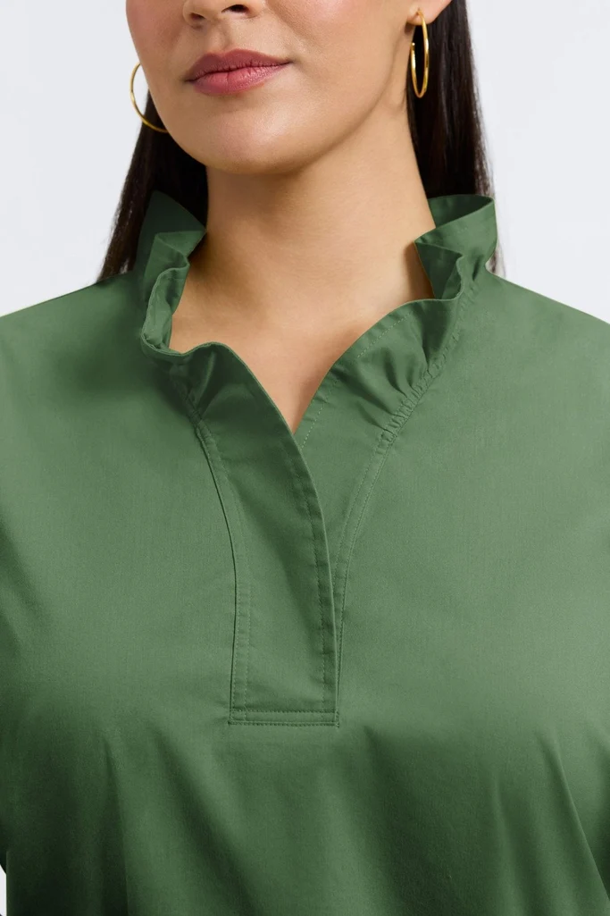Tammy Plus No Iron Stretch Long Sleeve Popover Shirt - Image 22
