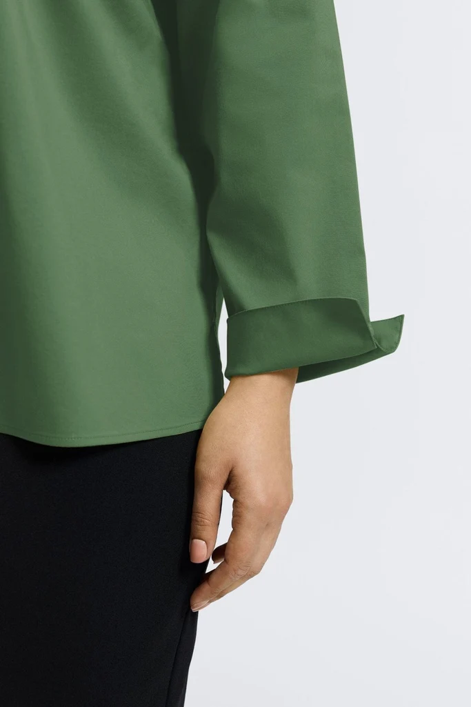 Tammy Plus No Iron Stretch Long Sleeve Popover Shirt - Image 23