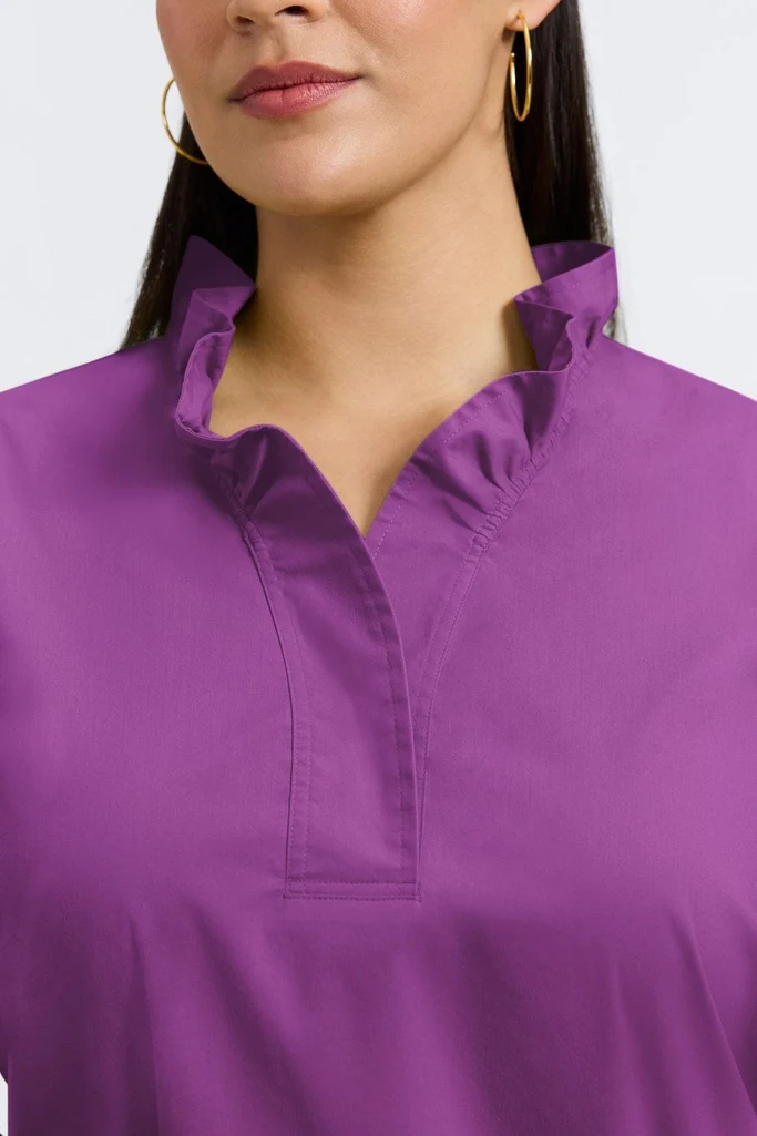 Tammy Plus No Iron Stretch Long Sleeve Popover Shirt - Image 26