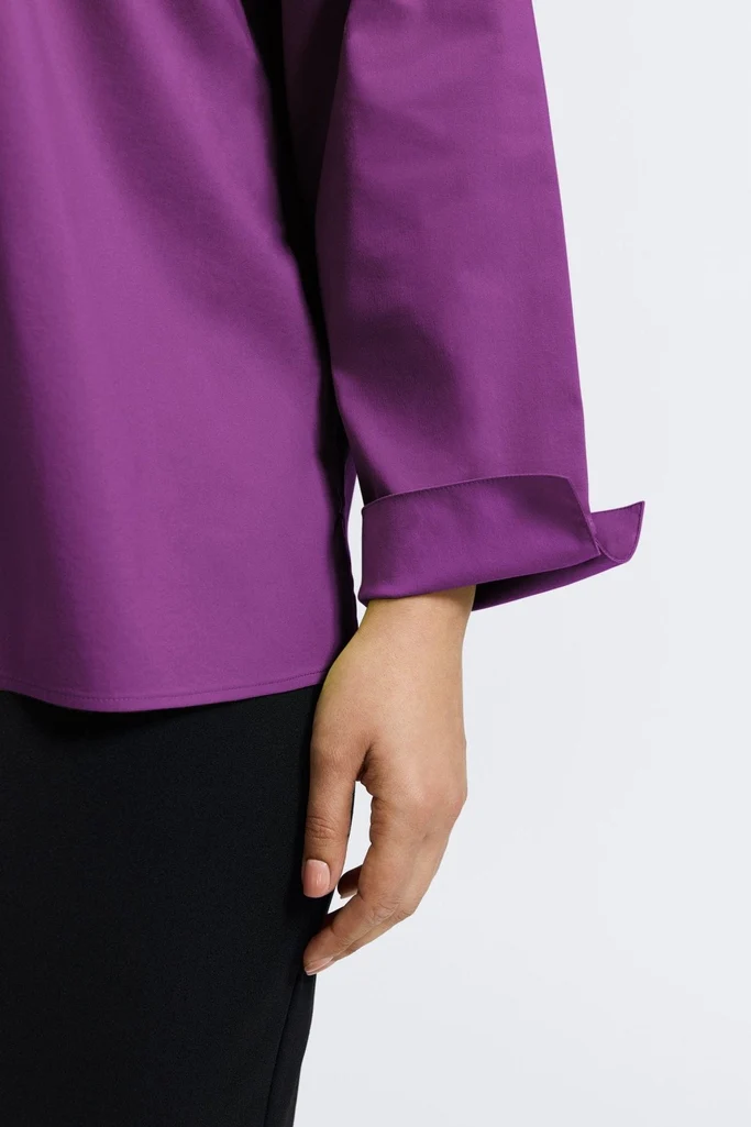 Tammy Plus No Iron Stretch Long Sleeve Popover Shirt - Image 27