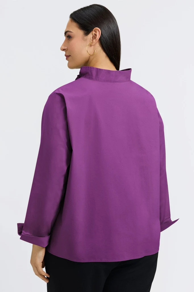 Tammy Plus No Iron Stretch Long Sleeve Popover Shirt - Image 28