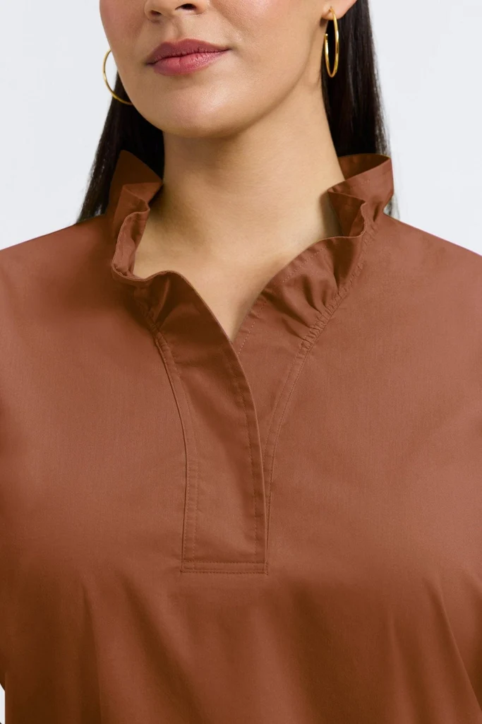 Tammy Plus No Iron Stretch Long Sleeve Popover Shirt - Image 30